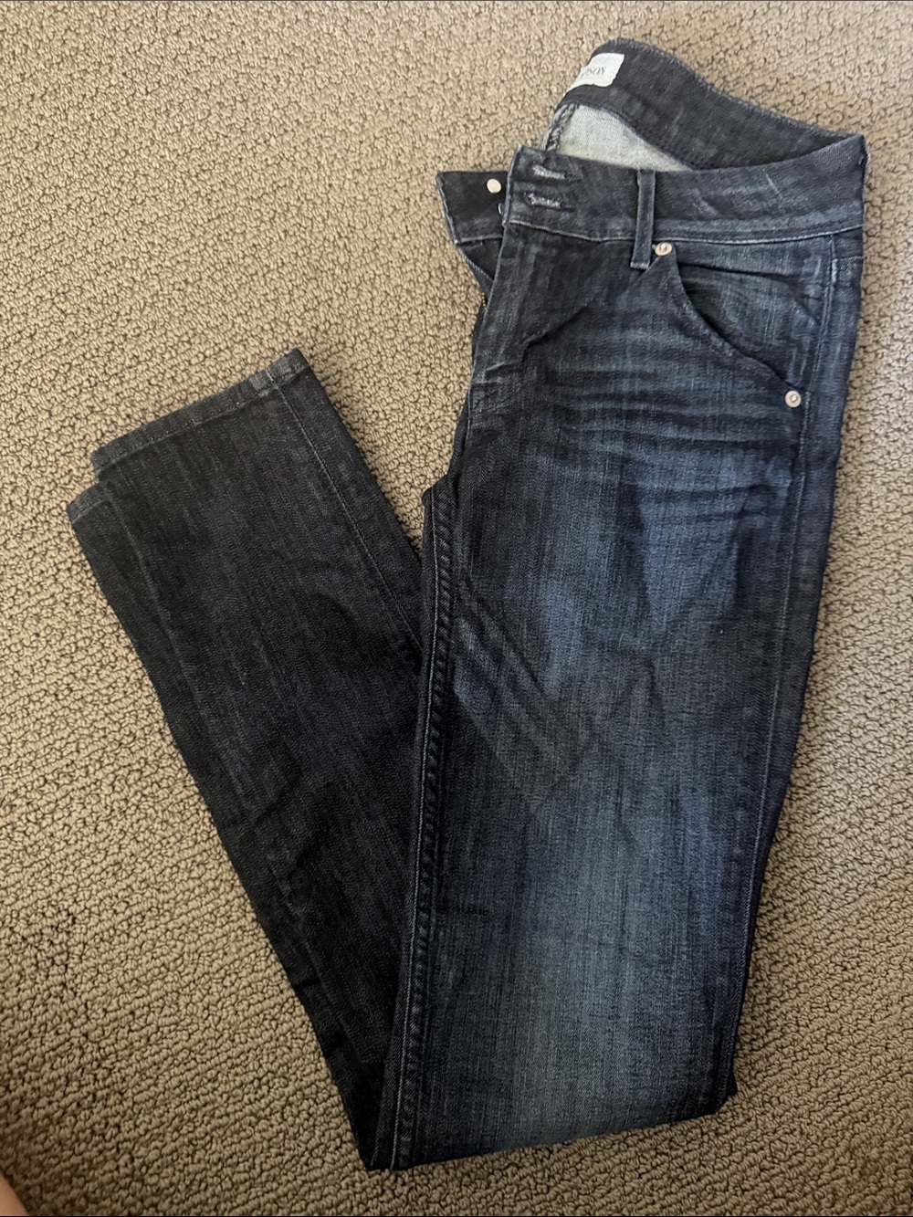 Hudson Jeans Women's Skinny Jeans - Dark Wash Blue